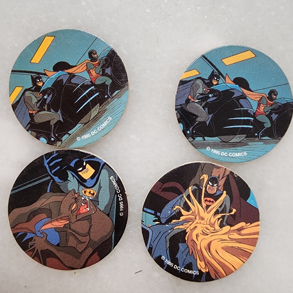 Vinatge batman pogs